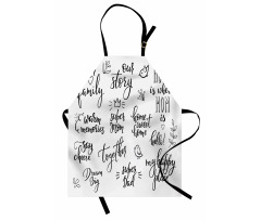 Family Lettering Apron