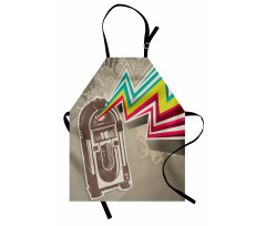 Radio Party with Zig Zag Apron