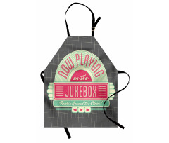 Retro 50s Music Box Apron