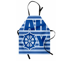 Nautical Wheel Apron