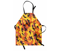 Lively Colorful Camo Art Apron