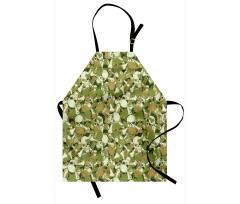 Sketchy Spooky Camouflage Apron
