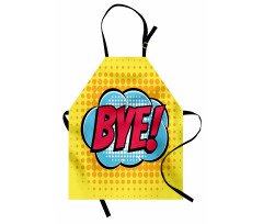 Comic Book Text Apron