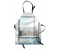 Empty Loft Cityscape Apron