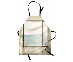 Coastal Scene Ocean View Apron