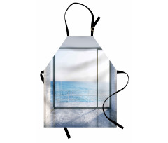 Ocean Scenery Apartment Apron