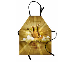 Fairytale Crown and Clouds Apron