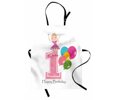 Best Wishes Pink Wand Apron