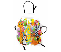 Safari Animal Birthday Apron