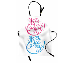 It's a Girl Boy Apron