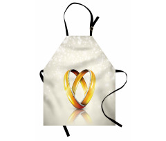 Pair of Rings Marriage Apron