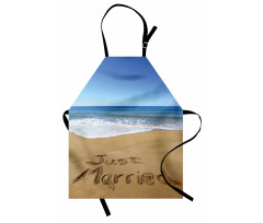 Just Married on Sand Apron
