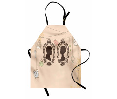 Married Couple Retro Apron