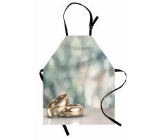 Rings Abstract Bokeh Apron