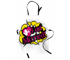 Pop Art Cupid Married Apron