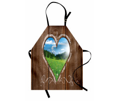 Farm House Chalk Heart Apron