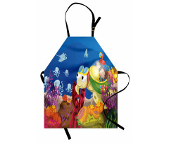 Cartoon Turtle Children Apron