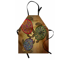 3 Turtles Ornamental Apron