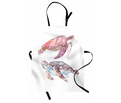 Watercolor Soft Artwork Apron