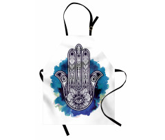 Hamsa Brushstrokes Apron