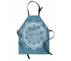 Lace Style Royal Round Apron