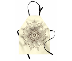 Oriental Lace Motif Pattern Apron