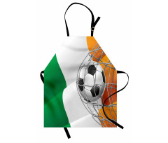 Soccer Ball in Net Goal Apron
