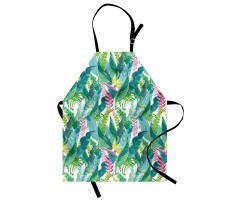 Flowers Plumeria Lilacs Apron