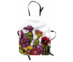 Potted Plant Blossom Apron