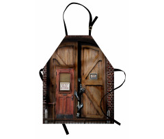 Monster Wood Door Apron