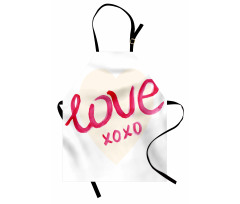 Heart Letters Love Apron