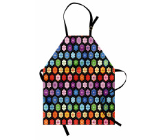 Colorful Daisy Blooms Apron