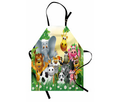 Animals Jungle Apron