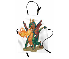 Mythical Monster Mascot Apron