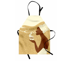 Happy Afro Lady Apron