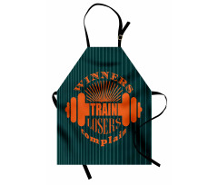 Winners Losers Words Apron