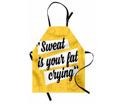 Sweat is Your Fat Humor Apron