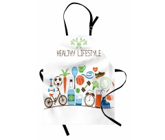 Sağlıklı Yaşam Mutfak Önlüğü Sağlıklı Bir Hayat