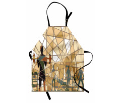 Mosaic People in Gym Apron