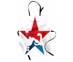 Athlete Silhouette Star Apron