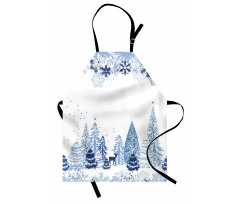 Winter Forest Apron