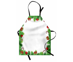 Pine Red Bows Apron