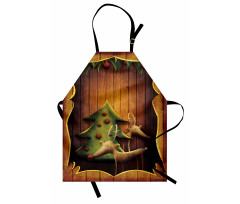 Deers Tree Wood Frame Apron