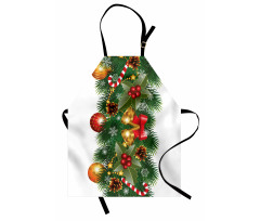 Noel Tree Ornaments Apron