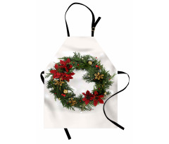 Poinsettia Blossoms Apron