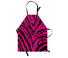 Hot Pink Zebra Skin Apron