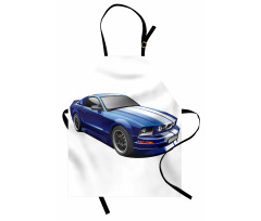 Race Car Vivid Kids Apron