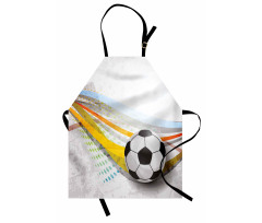 Football Soccer Lines Apron