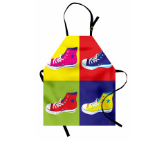 Retro Sport Shoes Apron