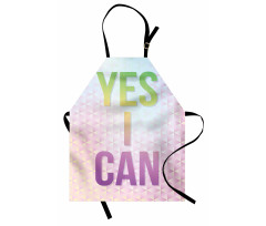 Yes I Can Words Apron